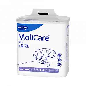 MoliCare Slip +SIZE 8 kapek vel. 2XL/3XL inkontinenční zalepovací kalhotky 14 ks