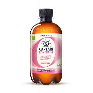 Captain Kombucha ZERO Malina BIO 400 ml