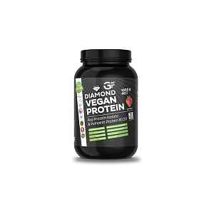 GF NUTRITION Diamond vegan protein jahoda 1000 g