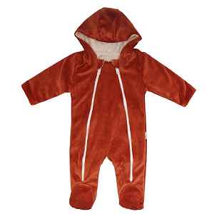 Mamatti Kojenecký overal VELVET, Baby Fox - hnědý,