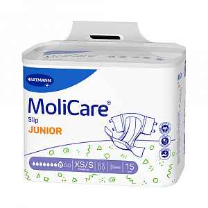 MoliCare Slip Junior 8 kapek vel. XS/S inkontinenční zalepovací kalhotky 15 ks