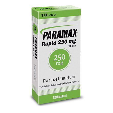Paramax Rapid 250 tablety 10ks