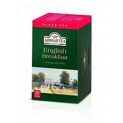 Ahmad Tea English Breakfast porcovaný čaj 20 x 2 g