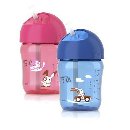 AVENT Hrneček s brčkem 260ml od 12 měsíců