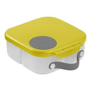 B.box Svačinový box střední - žlutý/šedý