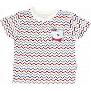 Mamatti Polo tričko krátký rukáv - Zvířátka zigzag, vel. 68