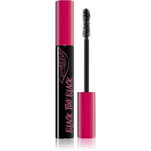 puroBIO Cosmetics Black too Black objemová a pečující řasenka 9.9 ml