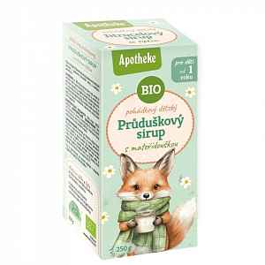 Apotheke Pohádkový průduškový sirup 1+ BIO 250g