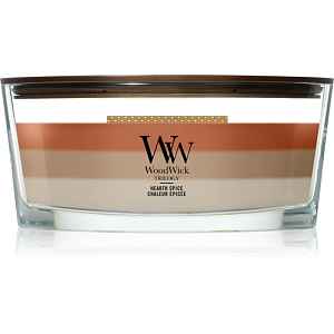 Woodwick Trilogy Hearth Spice vonná svíčka s dřevěným knotem 453.6 g