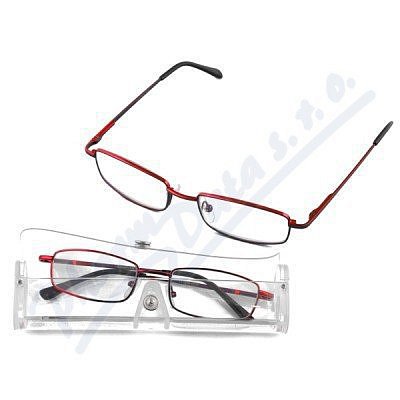 Brýle čtecí American Way +1.50 červené v etui