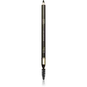 Clarins Eyebrow Crayon Sourcils tužka na obočí s kartáčkem odstín 01 - Dark Brown 1.1 g