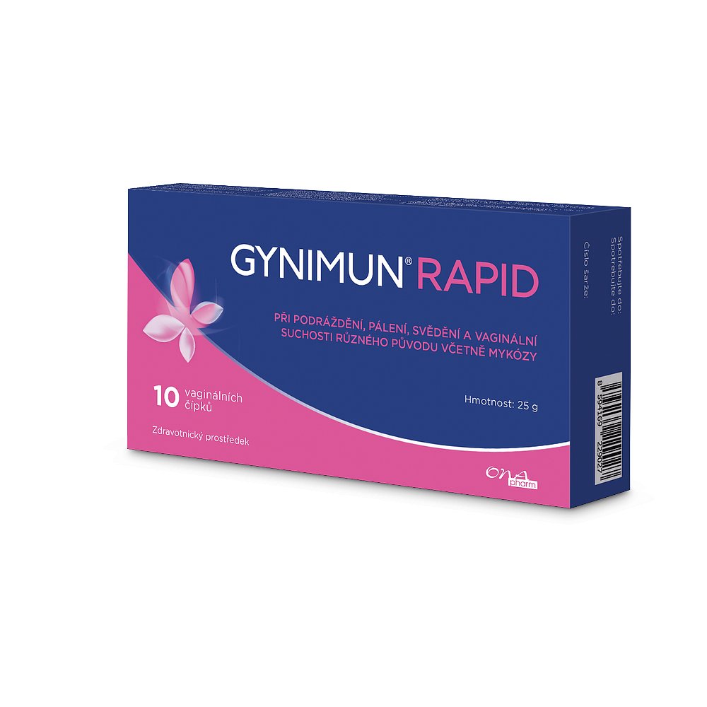 ONAPHARM  Gynimun Rapid 10 vaginálních čípků