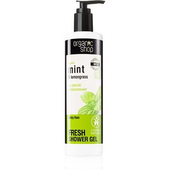 Organic Shop Organic Mint & Lemongrass osvěžující sprchový gel 280 ml