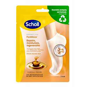 Scholl PediMask™ Manuka Honey maska na chodidla 1 pár