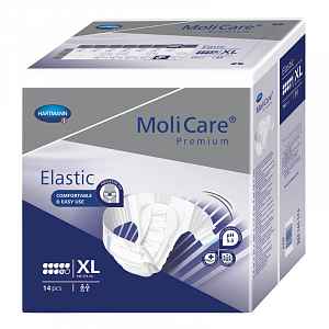 KALHOTKY ABSORPČNÍ MOLICARE PREMIUM ELASTIC EXTRA-LARGE BOKY 140-175CM,3900ML,14KS