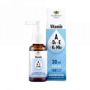 Vitamín A+D3+E+K2 Mk7 30ml EKOMEDICA