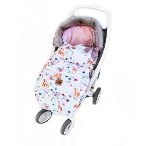 Baby Nellys Dětský fusak maxi, PREMIUM Srnka 110x50cm,+ rukávník