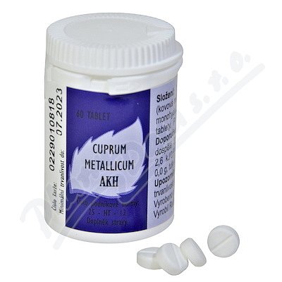 Cuprum metallicum AKH por.tbl.60