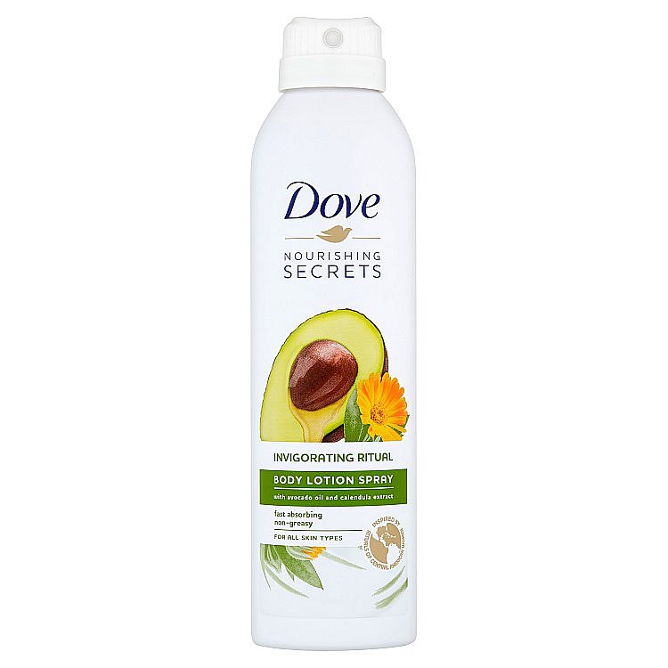 Dove tělové mléko ve spreji avokádo 190 ml