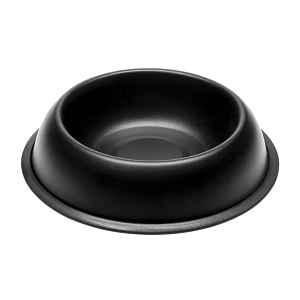 Miska kovová protiskluz MIRA KC 76 Black 0,9l FP