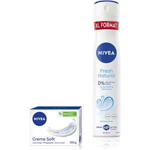 NIVEA Creme Soft sada na tělo
