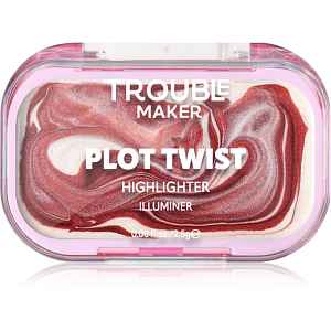 Trouble Maker Plot Twist Cream Highlight tuhý krémový rozjasňovač odstín Earth Turnt Bronze 2.5 g