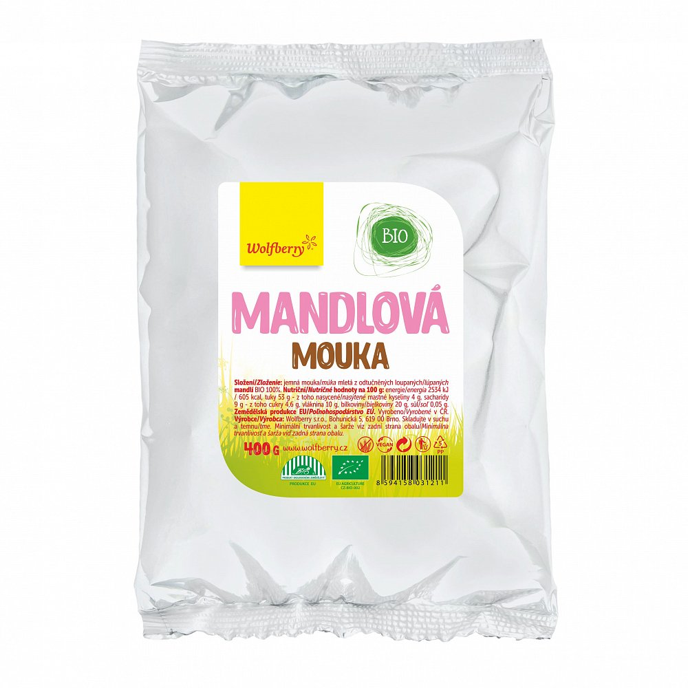 WOLFBERRY Mandlová mouka 1000 g BIO