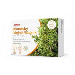 Dr. Max Islandský lišejník bylinné pastilky bez cukru 24 pastilek