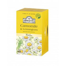 Ahmad Tea Camomille & Lemongrass porcovaný čaj 20 x 1,5 g