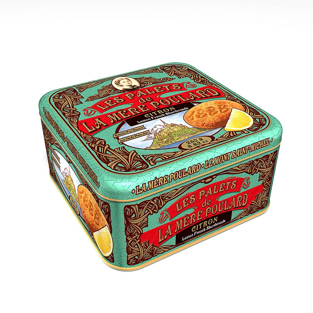 LA MÉRE POULARD Coffret Lemon French shortbread sušenky 250 g