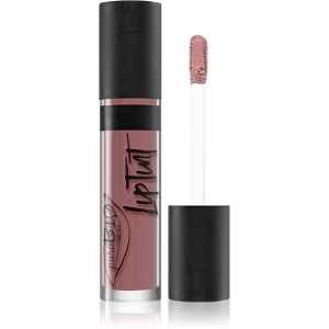 puroBIO Cosmetics Lip Tint tekutá rtěnka s matným finišem odstín 04 Cold Pink 4.8 ml