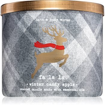 Bath & Body Works Winter Candy Apple vonná svíčka 411 g