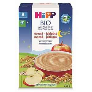 HiPP BIO Kaše mléčná na dobrou noc ovesná-jablečná od 8.měsíce, 250g