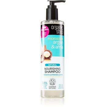 Organic Shop Natural Moroccan Argan & Amla  vyživující šampon pro poškozené a barvené vlasy 280 ml