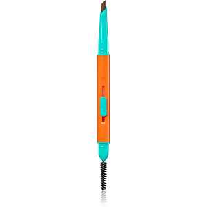 Trouble Maker Feral Brow Blade tužka na obočí s kartáčkem 2 v 1 odstín Medium Brown 0.12 g