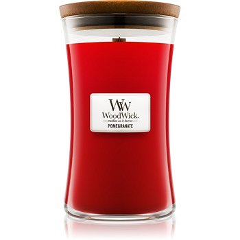 Woodwick Pomegranate vonná svíčka 609,5 g s dřevěným knotem