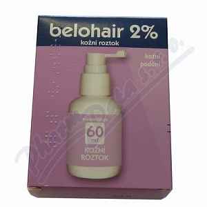 Belohair 2 % dermální roztok 1 x 60 ml