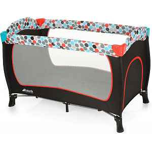 HAUCK Fisher Price Cestovní postýlka Sleep'n Play Plus - Gumball black