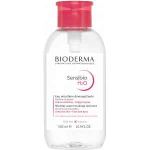Bioderma Sensibio H2O micelární voda pro citlivou pleť s dávkovačem  500 ml