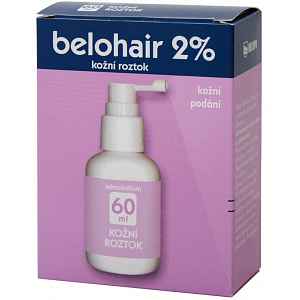 Belohair 2 % dermální roztok 1 x 60 ml