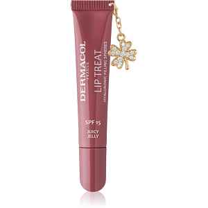 Dermacol Lip Treat hydratační lesk na rty s přívěskem SPF 15 odstín 15 Juicy Jelly 10 ml