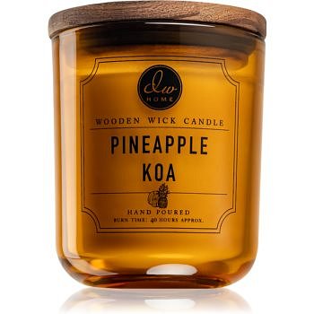 DW Home Pineapple Koa vonná svíčka s dřevěným knotem 320,49 g