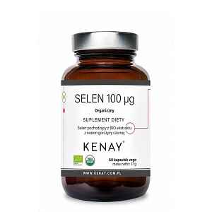 Kenay Selen 100 mcg organický bio 60 kapslí