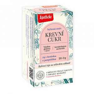 Apotheke Farmaceutická fakulta Krevní cukr porcovaný čaj 20x2 g