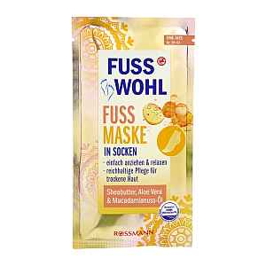 Fusswohl Textilní maska na nohy