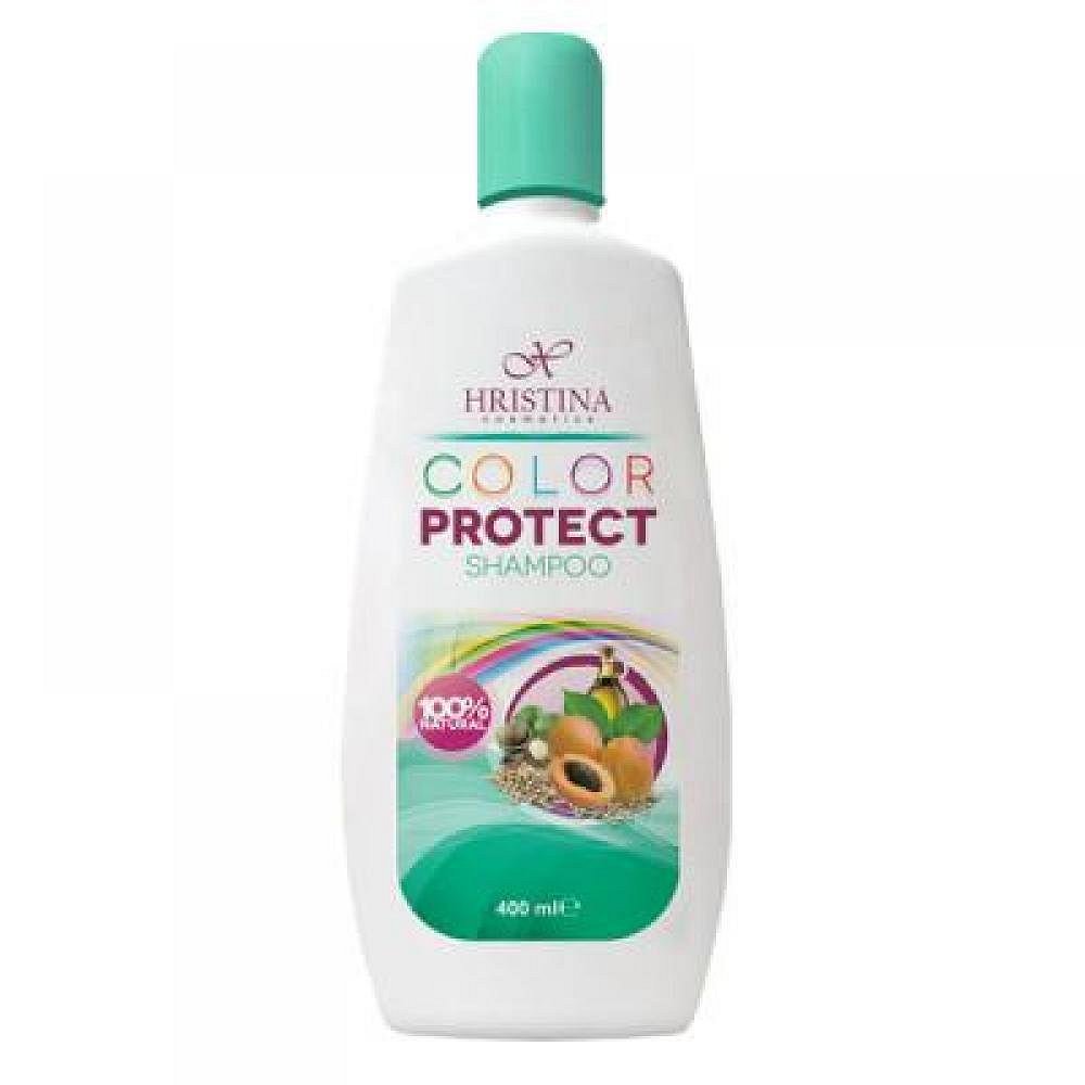 HRISTINA Přírodní šampon na ochranu barvy 400 ml