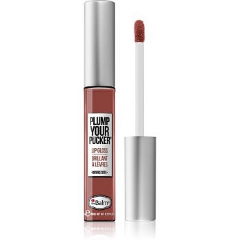 theBalm Plump Your Pucker lesk na rty s mořským kolagenem odstín Exaggerate 7 ml