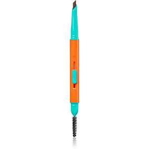 Trouble Maker Feral Brow Blade tužka na obočí s kartáčkem 2 v 1 odstín Dark Brown 0.12 g