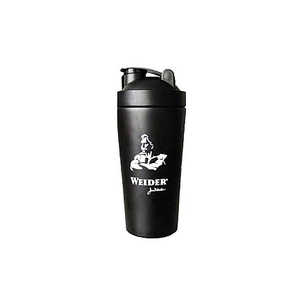 Weider Shaker metallic, černý, 0,75 l