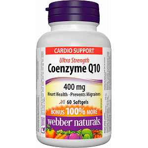 Webber Naturals Koenzym Q10 400mg 60 tobolek